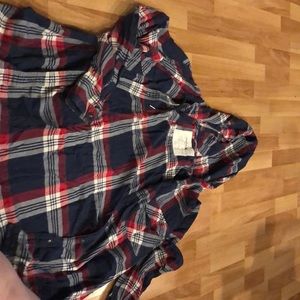 Hooded Button Up Flannel from Garage
